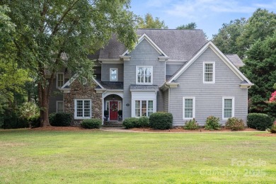 Live the ultimate lifestyle in this stunning home w/deeded boat on Trump National Golf Club Charlotte in North Carolina - for sale on GolfHomes.com, golf home, golf lot