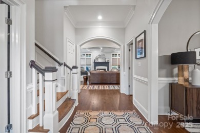 Live the ultimate lifestyle in this stunning home w/deeded boat on Trump National Golf Club Charlotte in North Carolina - for sale on GolfHomes.com, golf home, golf lot