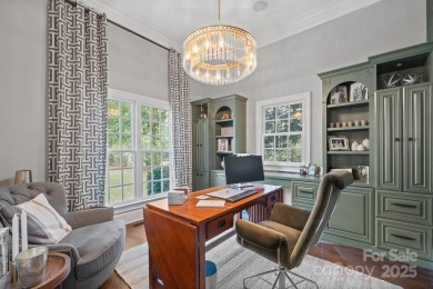 Live the ultimate lifestyle in this stunning home w/deeded boat on Trump National Golf Club Charlotte in North Carolina - for sale on GolfHomes.com, golf home, golf lot