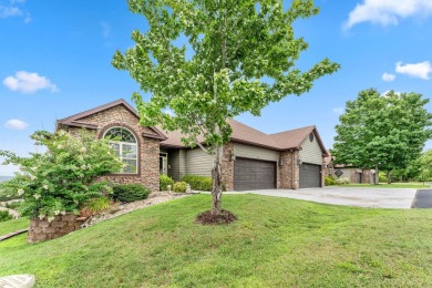 This stunning luxury patio home in the gated community of on Ledgestone Country Club and Golf Course in Missouri - for sale on GolfHomes.com, golf home, golf lot