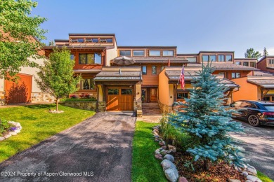 This Country Club Townhome enjoys privacy and a peaceful on The Snowmass Club in Colorado - for sale on GolfHomes.com, golf home, golf lot