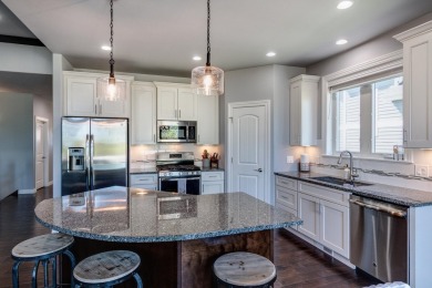 Well-appointed ranch w/quality finishes, custom details, + on The Legend At Bergamont in Wisconsin - for sale on GolfHomes.com, golf home, golf lot