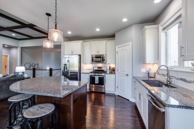 Well-appointed ranch w/quality finishes, custom details, + on The Legend At Bergamont in Wisconsin - for sale on GolfHomes.com, golf home, golf lot