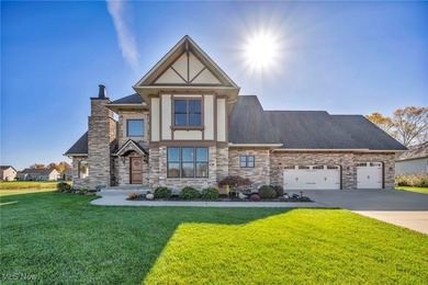 (Video & upgrade list available.) Presenting an architecturally on Grey Hawk Golf Club in Ohio - for sale on GolfHomes.com, golf home, golf lot