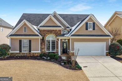 Welcome Home to this beautiful, easy-living residence perfectly on Hampton Golf Village in Georgia - for sale on GolfHomes.com, golf home, golf lot