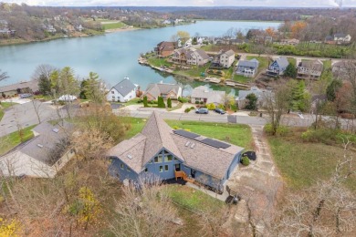 Perched above Hidden Valley Lake, this stunning 3bd,3ba A-Frame on Hidden Valley Golf Club in Indiana - for sale on GolfHomes.com, golf home, golf lot