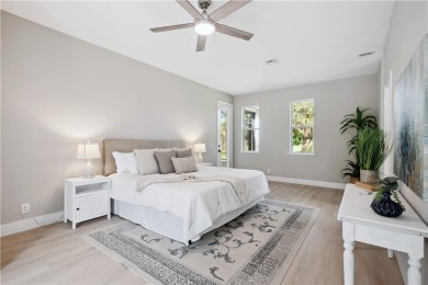 This completely renovated home sits directly on the golf course on Indian River Club in Florida - for sale on GolfHomes.com, golf home, golf lot