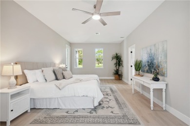 This completely renovated home sits directly on the golf course on Indian River Club in Florida - for sale on GolfHomes.com, golf home, golf lot
