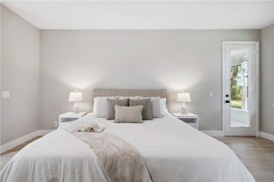 This completely renovated home sits directly on the golf course on Indian River Club in Florida - for sale on GolfHomes.com, golf home, golf lot