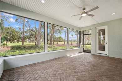 This completely renovated home sits directly on the golf course on Indian River Club in Florida - for sale on GolfHomes.com, golf home, golf lot