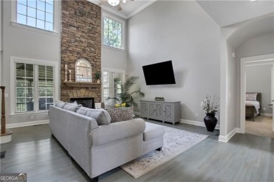 Enjoy Unbeatable views from Morning Coffee to Golden Hour - on Hamilton Mill Golf Club in Georgia - for sale on GolfHomes.com, golf home, golf lot
