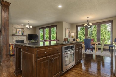 This 2-story home in Chapel Hill sits on a large cul-de-sac lot on Heritage Park Golf Course in Kansas - for sale on GolfHomes.com, golf home, golf lot