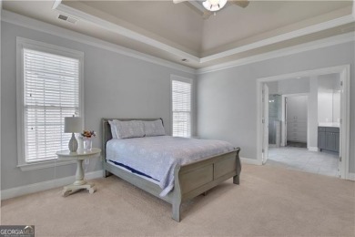 Enjoy Unbeatable views from Morning Coffee to Golden Hour - on Hamilton Mill Golf Club in Georgia - for sale on GolfHomes.com, golf home, golf lot