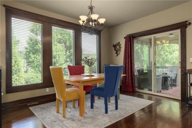 This 2-story home in Chapel Hill sits on a large cul-de-sac lot on Heritage Park Golf Course in Kansas - for sale on GolfHomes.com, golf home, golf lot