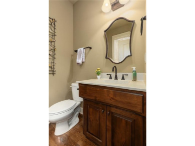 This 2-story home in Chapel Hill sits on a large cul-de-sac lot on Heritage Park Golf Course in Kansas - for sale on GolfHomes.com, golf home, golf lot