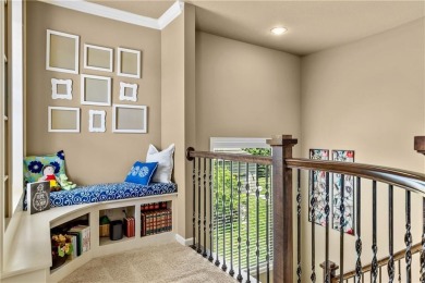 This 2-story home in Chapel Hill sits on a large cul-de-sac lot on Heritage Park Golf Course in Kansas - for sale on GolfHomes.com, golf home, golf lot