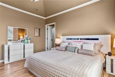 This 2-story home in Chapel Hill sits on a large cul-de-sac lot on Heritage Park Golf Course in Kansas - for sale on GolfHomes.com, golf home, golf lot