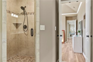 This 2-story home in Chapel Hill sits on a large cul-de-sac lot on Heritage Park Golf Course in Kansas - for sale on GolfHomes.com, golf home, golf lot