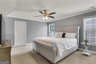 Enjoy Unbeatable views from Morning Coffee to Golden Hour - on Hamilton Mill Golf Club in Georgia - for sale on GolfHomes.com, golf home, golf lot