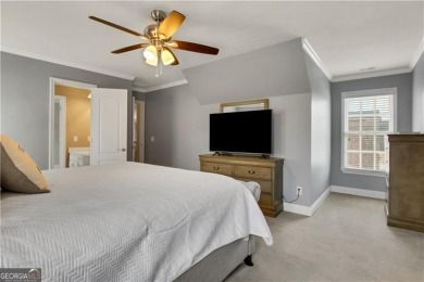 Enjoy Unbeatable views from Morning Coffee to Golden Hour - on Hamilton Mill Golf Club in Georgia - for sale on GolfHomes.com, golf home, golf lot