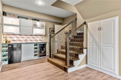 This 2-story home in Chapel Hill sits on a large cul-de-sac lot on Heritage Park Golf Course in Kansas - for sale on GolfHomes.com, golf home, golf lot