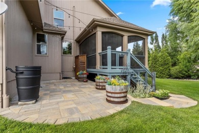 This 2-story home in Chapel Hill sits on a large cul-de-sac lot on Heritage Park Golf Course in Kansas - for sale on GolfHomes.com, golf home, golf lot