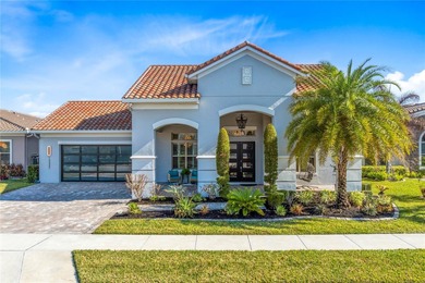 Gated golf course living with panoramic water views in Eagle on Eagle Creek Golf Club in Florida - for sale on GolfHomes.com, golf home, golf lot