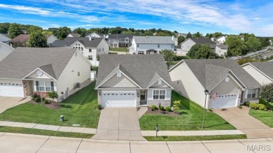 Enjoy effortless living in this beautifully designed detached on Golf Club of Wentzville in Missouri - for sale on GolfHomes.com, golf home, golf lot