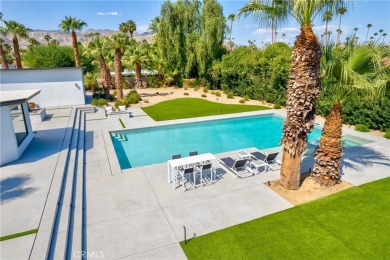 Step into this historic, single-level home in Rancho Mirage on Rancho Las Palmas Country Club in California - for sale on GolfHomes.com, golf home, golf lot
