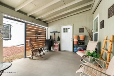 This 55+ community home features a beautifully appointed kitchen on Pine Shadows Golf Course in Arizona - for sale on GolfHomes.com, golf home, golf lot
