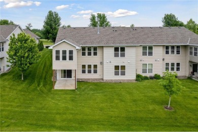 Enjoy one-level living in this end-unit townhome situated on a on Golf at the Legacy in Minnesota - for sale on GolfHomes.com, golf home, golf lot