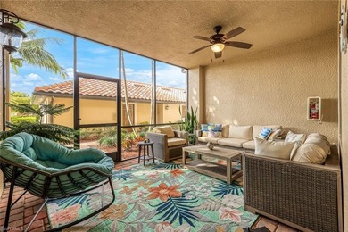 Social membership is included with this stunning first-floor on Bonita National Golf Course in Florida - for sale on GolfHomes.com, golf home, golf lot