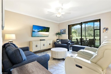 Social membership is included with this stunning first-floor on Bonita National Golf Course in Florida - for sale on GolfHomes.com, golf home, golf lot