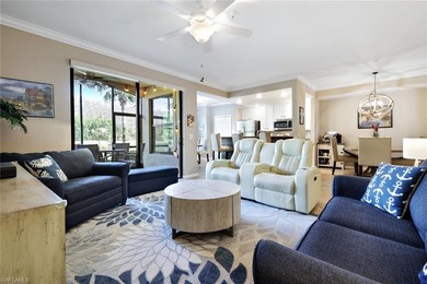 Social membership is included with this stunning first-floor on Bonita National Golf Course in Florida - for sale on GolfHomes.com, golf home, golf lot