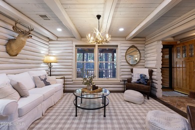 Pinetop Country Club stunning log cabin designed for comfort on Pinetop Lakes Country Club in Arizona - for sale on GolfHomes.com, golf home, golf lot