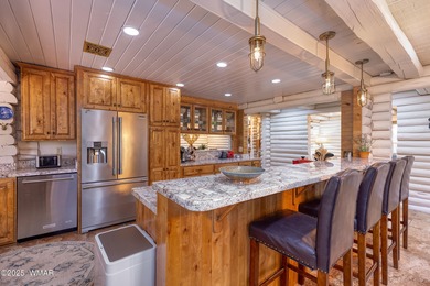 Pinetop Country Club stunning log cabin designed for comfort on Pinetop Lakes Country Club in Arizona - for sale on GolfHomes.com, golf home, golf lot