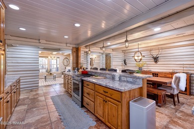 Pinetop Country Club stunning log cabin designed for comfort on Pinetop Lakes Country Club in Arizona - for sale on GolfHomes.com, golf home, golf lot