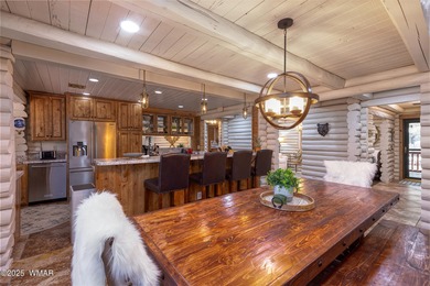 Pinetop Country Club stunning log cabin designed for comfort on Pinetop Lakes Country Club in Arizona - for sale on GolfHomes.com, golf home, golf lot