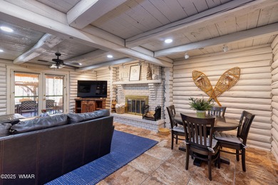 Pinetop Country Club stunning log cabin designed for comfort on Pinetop Lakes Country Club in Arizona - for sale on GolfHomes.com, golf home, golf lot