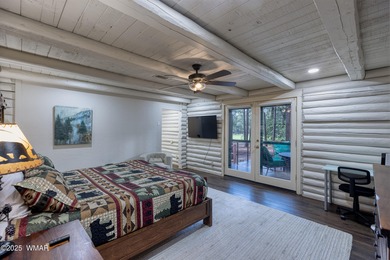 Pinetop Country Club stunning log cabin designed for comfort on Pinetop Lakes Country Club in Arizona - for sale on GolfHomes.com, golf home, golf lot