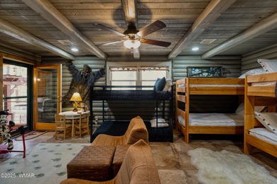 Pinetop Country Club stunning log cabin designed for comfort on Pinetop Lakes Country Club in Arizona - for sale on GolfHomes.com, golf home, golf lot