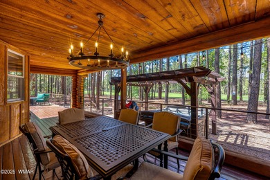 Pinetop Country Club stunning log cabin designed for comfort on Pinetop Lakes Country Club in Arizona - for sale on GolfHomes.com, golf home, golf lot