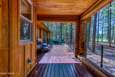 Pinetop Country Club stunning log cabin designed for comfort on Pinetop Lakes Country Club in Arizona - for sale on GolfHomes.com, golf home, golf lot