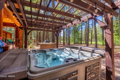 Pinetop Country Club stunning log cabin designed for comfort on Pinetop Lakes Country Club in Arizona - for sale on GolfHomes.com, golf home, golf lot