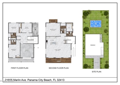 New construction beach house in the heart of Panama City Beach on Sharks Tooth Golf Club in Florida - for sale on GolfHomes.com, golf home, golf lot