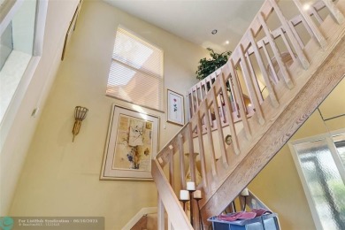 Not to be missed bright and airy upstairs 2-bedroom 2 bath unit on Fountains Golf and Country Club in Florida - for sale on GolfHomes.com, golf home, golf lot