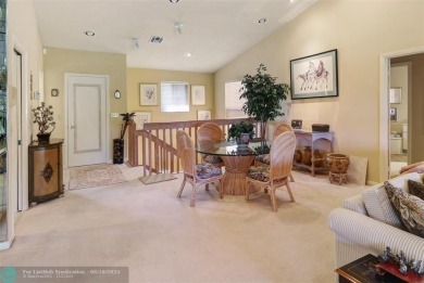 Not to be missed bright and airy upstairs 2-bedroom 2 bath unit on Fountains Golf and Country Club in Florida - for sale on GolfHomes.com, golf home, golf lot