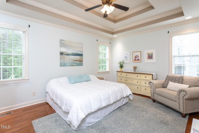 Custom crafted ranch home in desirable Heritage Wake Forest! Set on Heritage Golf Club in North Carolina - for sale on GolfHomes.com, golf home, golf lot