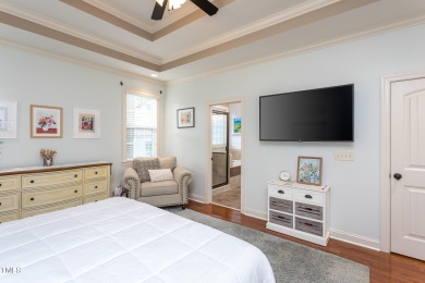 Custom crafted ranch home in desirable Heritage Wake Forest! Set on Heritage Golf Club in North Carolina - for sale on GolfHomes.com, golf home, golf lot