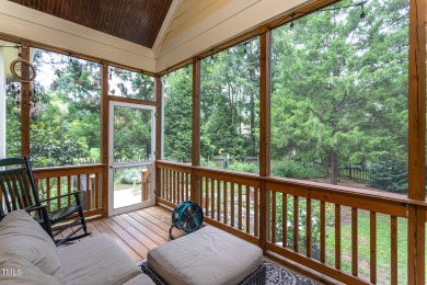 Custom crafted ranch home in desirable Heritage Wake Forest! Set on Heritage Golf Club in North Carolina - for sale on GolfHomes.com, golf home, golf lot